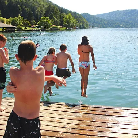 Sunny Holiday On Lake Klopeiner With Balcony And Private Beach Apartment Srejach